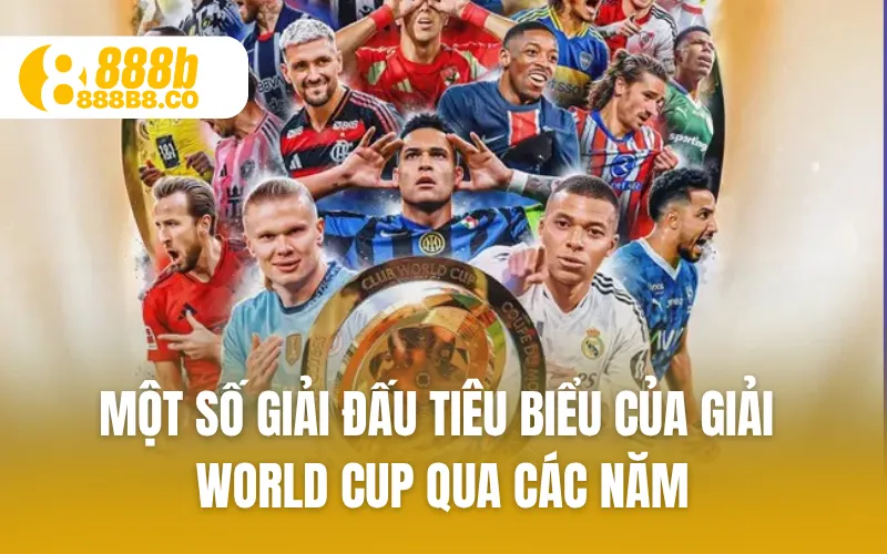 Một số giải đấu tiêu biểu của giải World Cup qua các năm